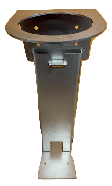 Metal stand no background.